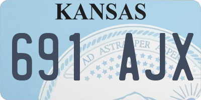 KS license plate 691AJX