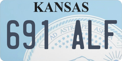 KS license plate 691ALF