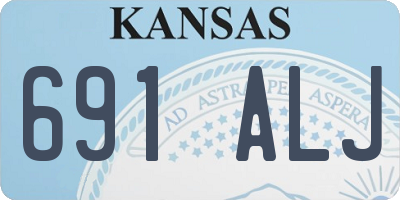 KS license plate 691ALJ