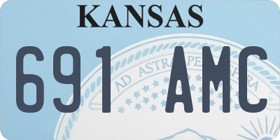 KS license plate 691AMC