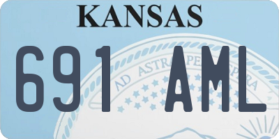 KS license plate 691AML