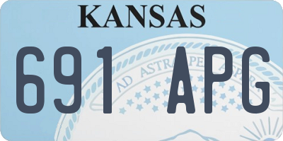 KS license plate 691APG