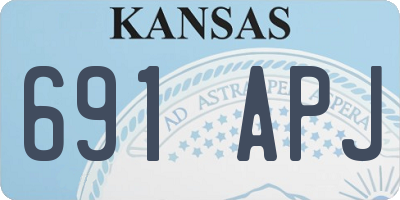 KS license plate 691APJ