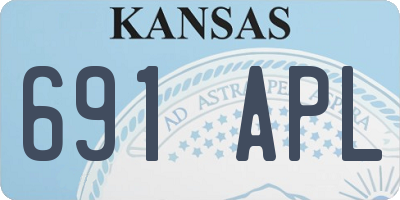 KS license plate 691APL