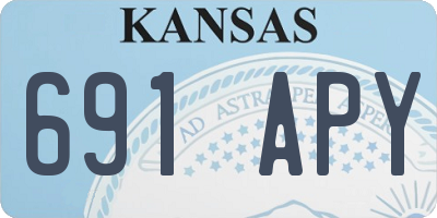 KS license plate 691APY