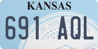 KS license plate 691AQL