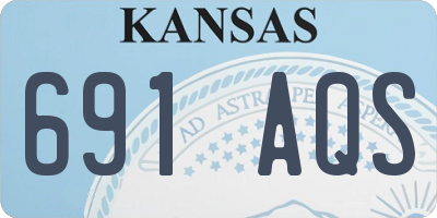 KS license plate 691AQS