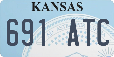 KS license plate 691ATC