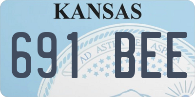 KS license plate 691BEE