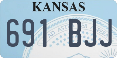 KS license plate 691BJJ