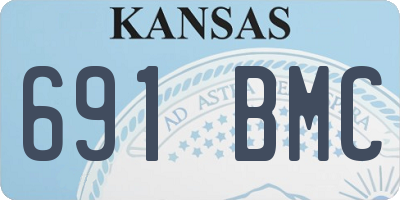 KS license plate 691BMC