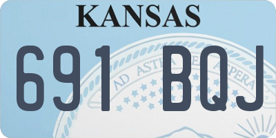 KS license plate 691BQJ