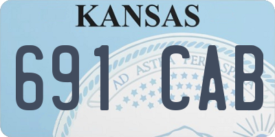 KS license plate 691CAB