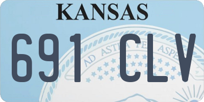 KS license plate 691CLV
