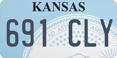 KS license plate 691CLY