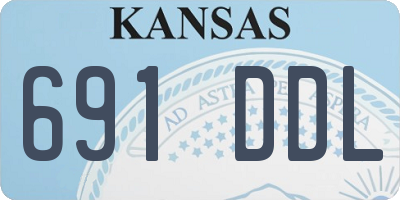 KS license plate 691DDL