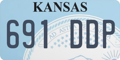 KS license plate 691DDP