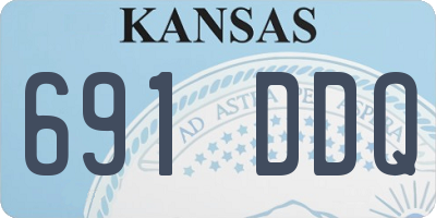 KS license plate 691DDQ