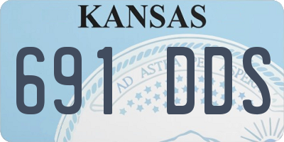 KS license plate 691DDS