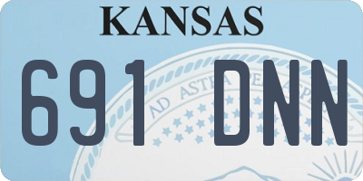 KS license plate 691DNN
