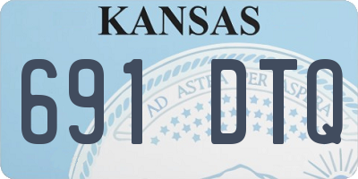 KS license plate 691DTQ