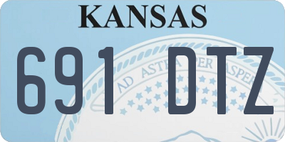 KS license plate 691DTZ