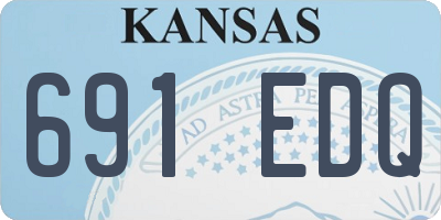 KS license plate 691EDQ