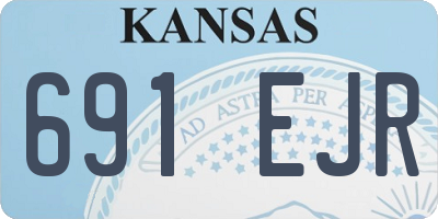KS license plate 691EJR