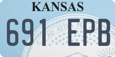 KS license plate 691EPB