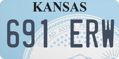 KS license plate 691ERW