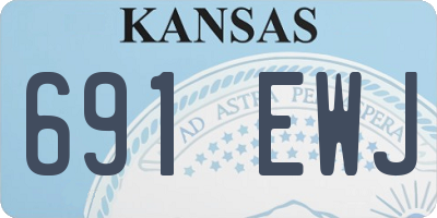 KS license plate 691EWJ