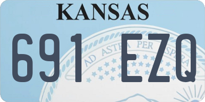 KS license plate 691EZQ