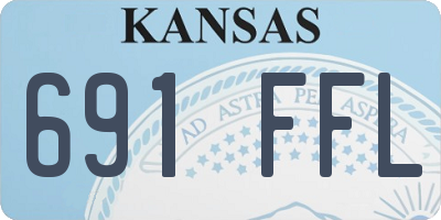 KS license plate 691FFL