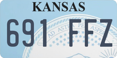 KS license plate 691FFZ