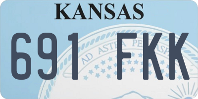 KS license plate 691FKK