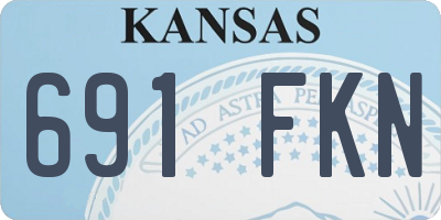KS license plate 691FKN