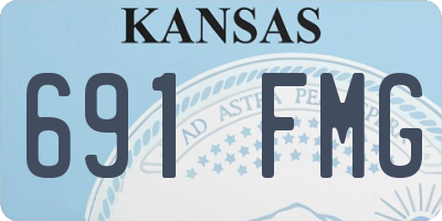 KS license plate 691FMG