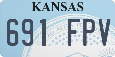 KS license plate 691FPV