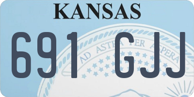 KS license plate 691GJJ