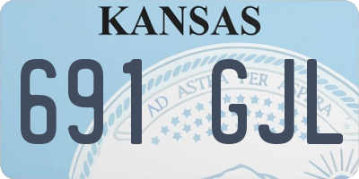 KS license plate 691GJL