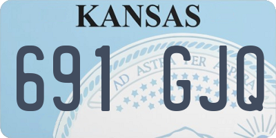 KS license plate 691GJQ