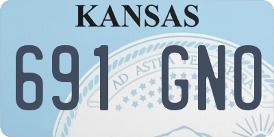 KS license plate 691GNO