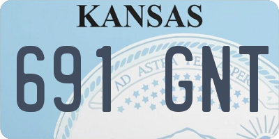 KS license plate 691GNT
