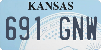 KS license plate 691GNW