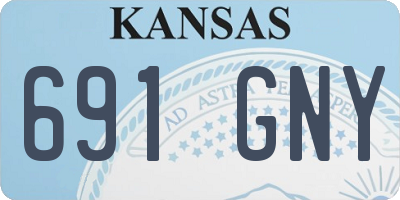 KS license plate 691GNY