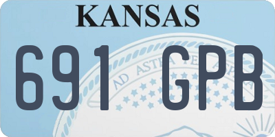 KS license plate 691GPB