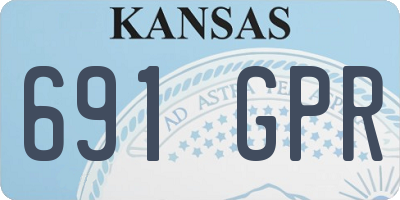 KS license plate 691GPR