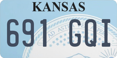 KS license plate 691GQI