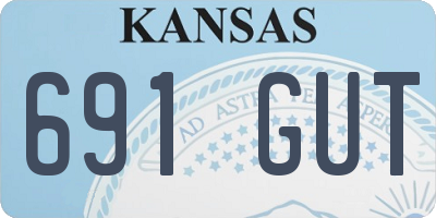 KS license plate 691GUT