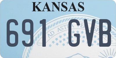 KS license plate 691GVB
